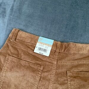 Class Club Modern Fit Corduroy Pants Kids Size 20 Brown Stretch Adjustable NWT